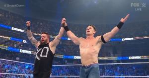 Kevin Owens Takes Brutal Hit to Eye in John Cena Team-Up Win on WWE SmackDown