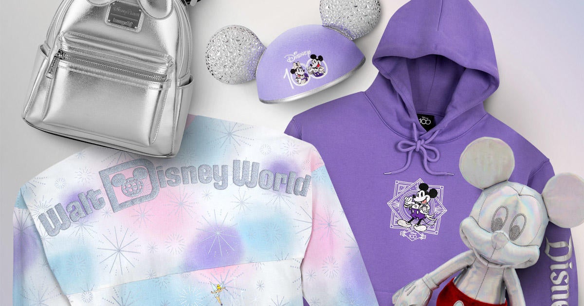 Disney 100 purple Hoodie S selling NWT