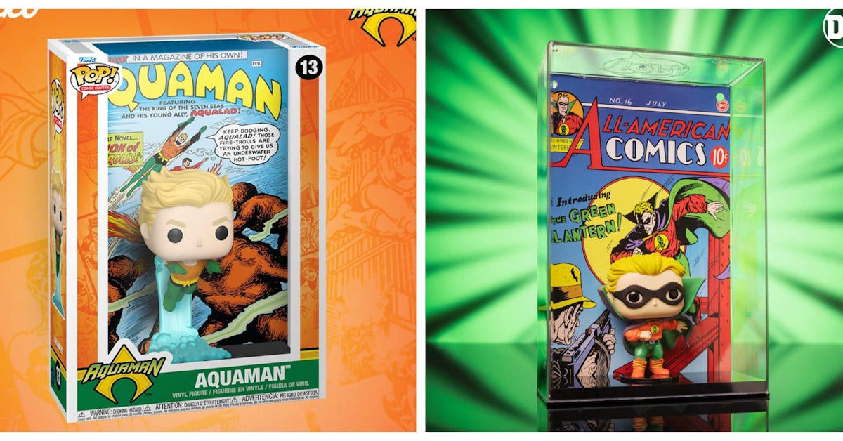 Funko top Pop! Comic Cover: DC - Aquaman Vinyl Figure