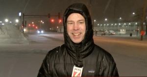 Sports Broadcaster Hilariously Goes Viral Over Being Forced to Cover Live Blizzard