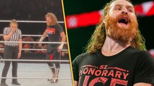 Watch WWE Referee Hit Sami Zayn with a Stunner