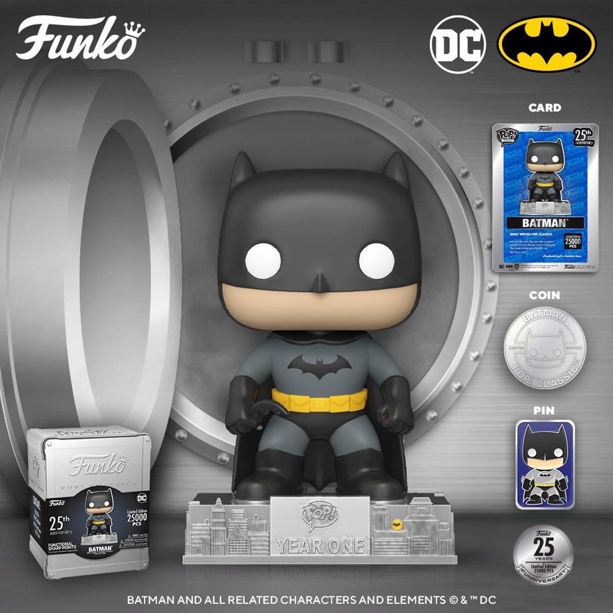 Funko Preps Limited Edition 25th Anniversary Batman Funko Pop Bundle For Launch ComicBook