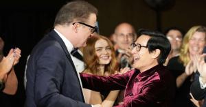 Watch Brendan Fraser’s Heartwarming Reaction to Ke Huy Quan’s Critics Choice Awards Win