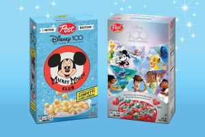 Post Celebrates Disney 100 Years of Wonder With New Cereals