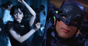 Wednesday and Adam West’s Batman Collide in New Dance Video