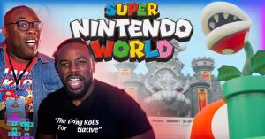 Watch WWE’s Xavier Woods Take a Tour of Super Nintendo World