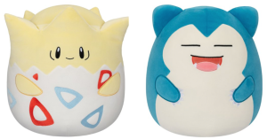 Pokemon to Release Snorlax and Togepi Squishmallows This Spring