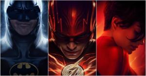 The Flash Movie Character Posters Feature Batman and Supergirl