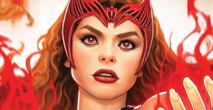 Marvel’s Scarlet Witch Series Debuts a WandaVision-Inspired Variant Cover