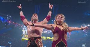 WWE Elimination Chamber: Edge and Beth Phoenix Defeat Judgment Day’s Finn Balor and Rhea Ripley