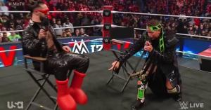 WWE Raw: Seth Rollins Curb Stomps The Miz in MSCHF’s Viral Big Red Boots