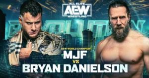 MJF Shows Off A Gruesome Battle Wound After Beating Bryan Danielson at AEW Revolution