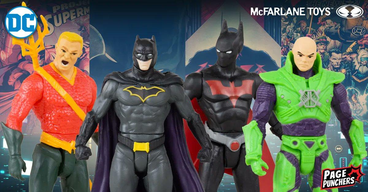 New McFarlane Toys Page Punchers: Batman, Aquaman, and Lex Luthor 