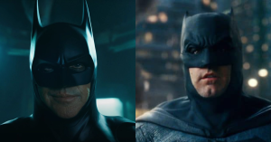 The Flash Fan Poster Mashes Up Batman Actors Ben Affleck and Michael Keaton