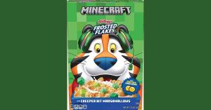 Kellogg’s Launches Minecraft Themed Frosted Flakes