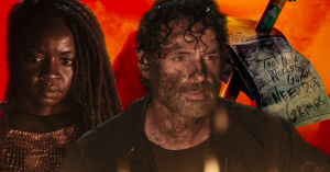 The Walking Dead: [Spoiler] Spotted on Rick & Michonne Set