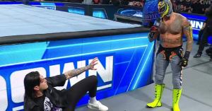 WWE’s Rey Mysterio Finally Punches Dominik on SmackDown