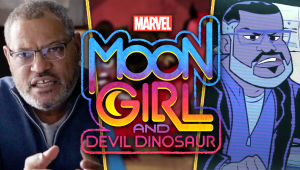 Laurence Fishburne Reprises MCU Role in New Moon Girl and Devil Dinosaur Clip