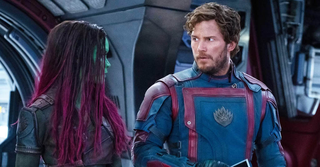 Chris Pratt Zoe Saldana Marvel James Gunn