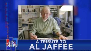 Stephen Colbert Pays Tribute to Al Jaffee