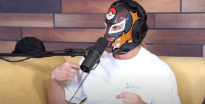 Logan Paul Has a Charizard Rey Mysterio Mask
