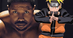 Michael B. Jordan Hangs Out With Naruto Amid Creed 3 Press Tour