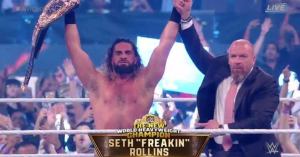 Seth Rollins Wins WWE’s World Heavyweight Championship to Open Night of Champions 2023