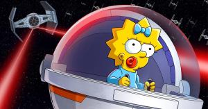 New Star Wars-Inspired The Simpsons Short Coming to Disney+ on May the 4th