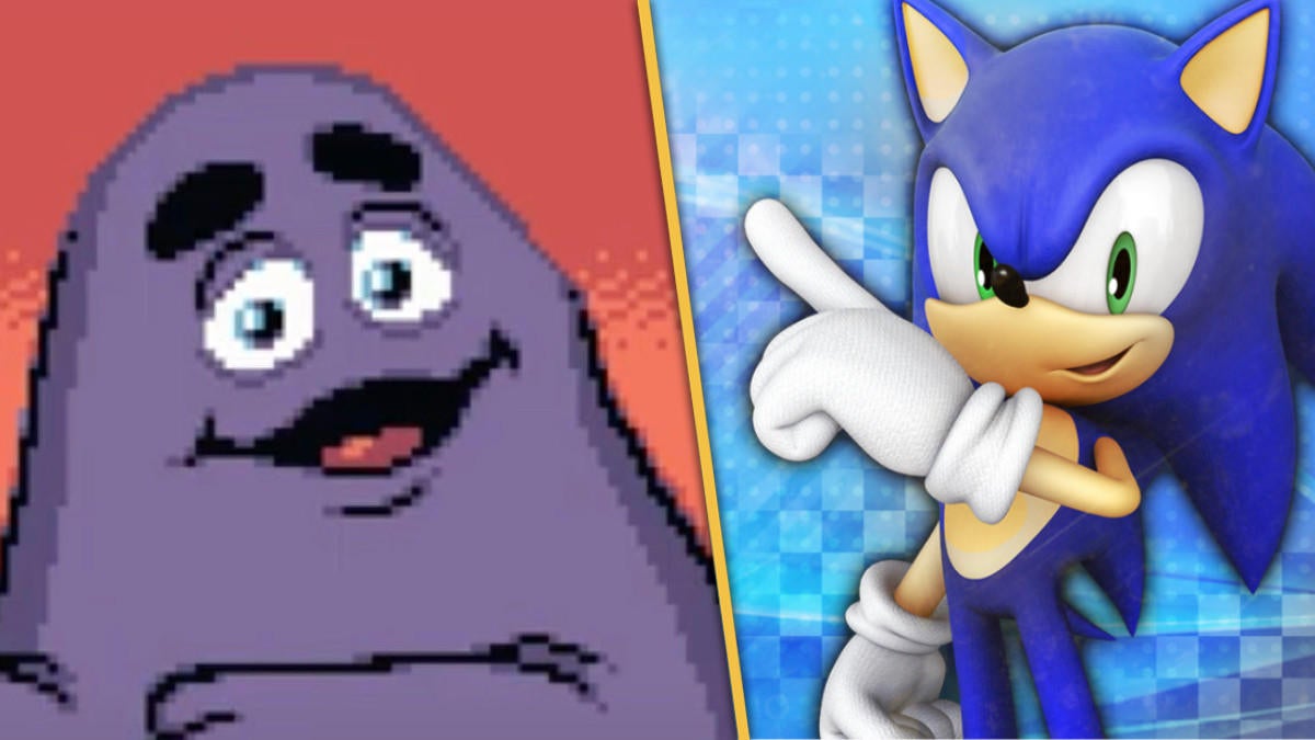 Sonic the Hedgehog Gets in on Grimace Birthday Shake Trend - ComicBook.com