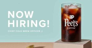 Peet’s Coffee is Looking for a Chief Cold Brew Officer