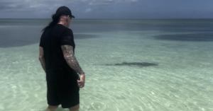 Watch: The Undertaker Protects Michelle McCool From a Shark