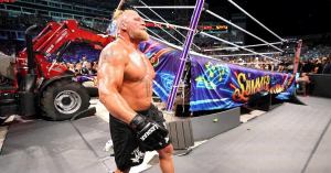 SummerSlam: WWE Fans Celebrate the One-Year Anniversary of Brock Lensar Lifting the Ring With a Tractor