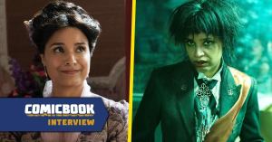Good Omens and Bridgerton Star Shelley Conn Compares Costumes (Exclusive)
