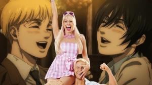 Attack on Titan Joins Barbie in This Bright Pink Crossover