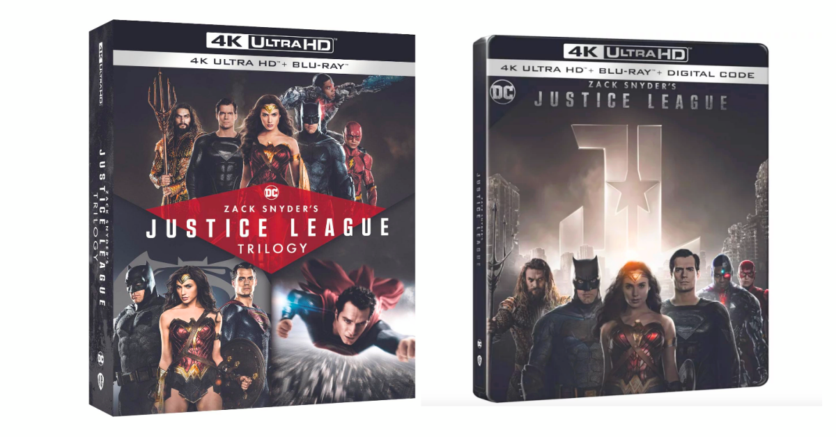 Zack Snyder's Justice League Trilogy (4K Ultra HD on sale + Blu-ray) NEW-Free Box S&H