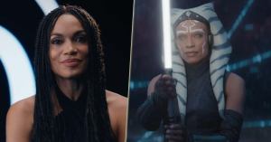 Star Wars: Watch Rosario Dawson React to Ahsoka Cosplay Tutortial