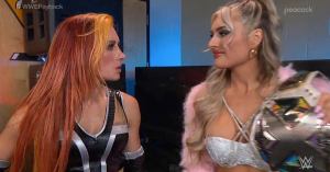 WWE’s Becky Lynch and NXT Women’s Champion Tiffany Stratton Tease Title Match at Payback