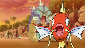 Pokemon Cosplay Goes Viral For Magikarp/Gyarados Evolution