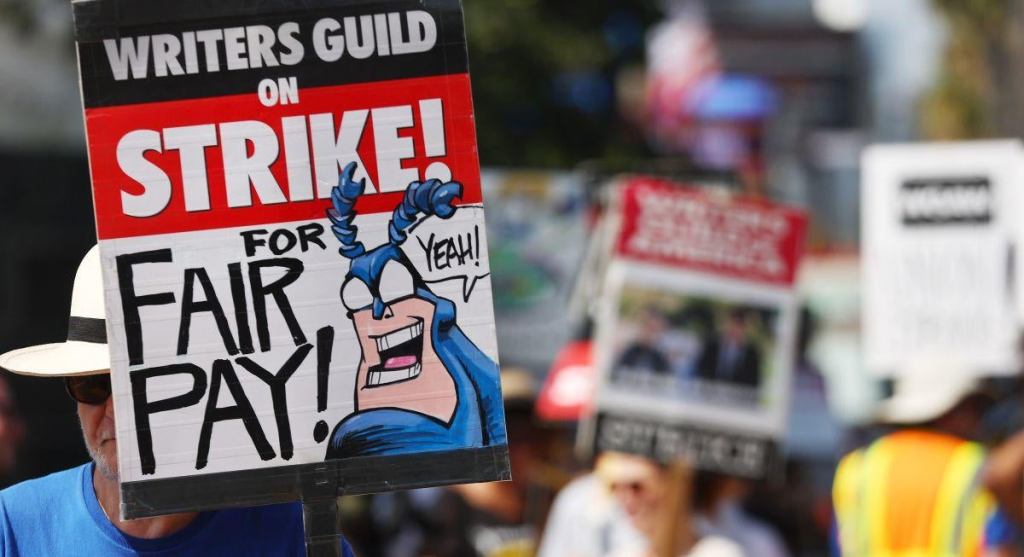 Writers Guild Members Man Picket Lines As Labor Talks Continue