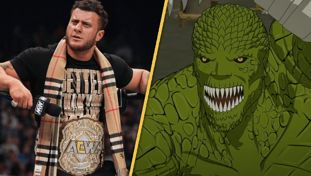 MJF-KILLER-CROC-AEW-JUSTICE-LEAGUE-X-RWBY