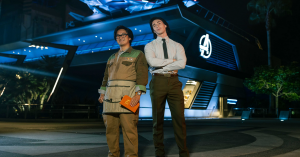 Loki and O.B. Arrive at Avengers Campus