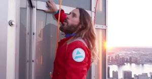 Jared Leto Climbs Empire State Building for Bizarre Stunt