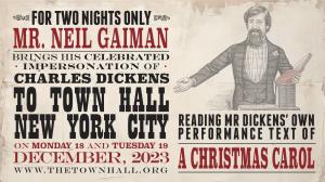 Neil Gaiman’s A Christmas Carol Gets a Two-Night Stand in New York City