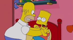 The Simpsons Execs Have Hilarious Response to Homer No Longer Strangling Bart