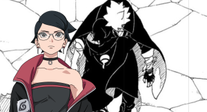 New Naruto Cliffhanger Reunites Boruto, Sarada at Last