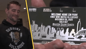 CM Punk Receives Madison Square Garden Honor, Congrats From Chris Jericho Following WWE Return Match