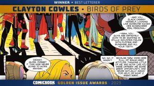 The 2023 ComicBook.com Golden Issue Award for Best Letterer