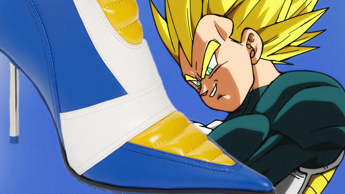 Dragon Ball Tap Into Your Inner Vegeta With These Luxe Heels ComicBook