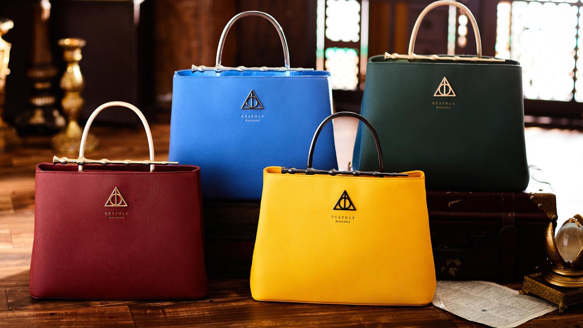 Harry Potter Elder Wand Handbags Now Come In Hogwarts House Colors ComicBook