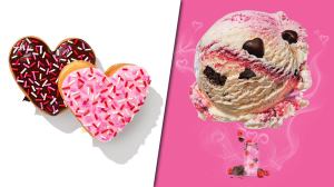 Dunkin’ and Baskin-Robbins Reveal Their Valentine’s Day-Themed Menus